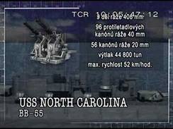 Bitevn lo USS North Carolina