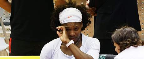 Zklamaná Serena Williamsová