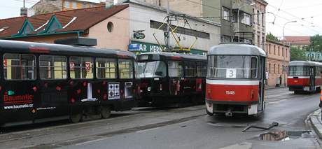 V Brn se srazily tramvaje
