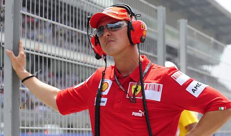 Michael Schumacher sleduje VC panlska