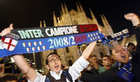 Oslavy fanouk Interu Milán