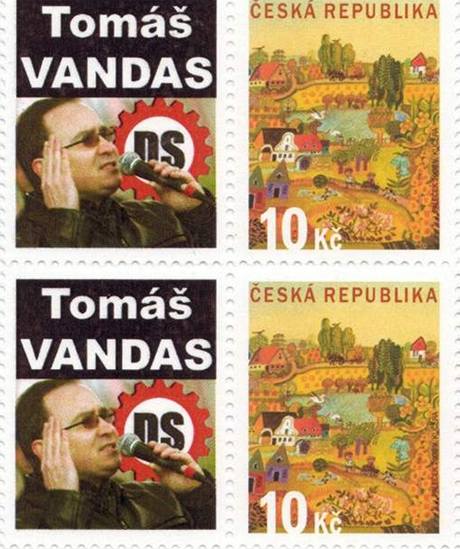 Strana si zatím nechala vytisknout stovku známek, plánuje objednat dal�ích 500 kus�.