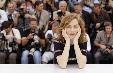 ze zahájení 62. ročníku filmového festivalu v Cannes, 13. 5. 2009 (předsedkyně poroty Isabelle Huppertová)