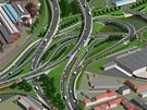 Na projekt ob�í k�i�ovatky s názvem Svitavská radiála p�ímo navazují tunely Dobrovského. Do nich má ústit jeden z výjezd�. �idi�i projedou pod zemí z Králova Pole do �abov�esk
