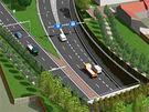 Na projekt ob�í k�i�ovatky s názvem Svitavská radiála p�ímo navazují tunely Dobrovského. Do nich má ústit jeden z výjezd�. �idi�i projedou pod zemí z Králova Pole do �abov�esk