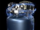 Chladicí jednotka druice Herschel