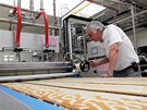 Firma Miko, která vyrábí medovník Marlenka, otevela novou linku ve Frýdku-Místku (15. kvtna 2009)