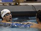 Michael Phelps a Aaron Peirsol 