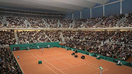 Roland Garros, projekt nového centrálního dvorce se zatahovací stechou