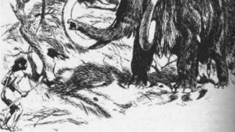 Zdenk Burian: Lovci mamut (ilustrace)