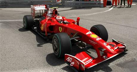 Kimi Räikkonen z Ferrari.