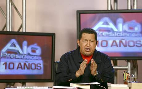 Jubilejní vysílání Chávezova poadu Aló Presidente (29. kvtna 2009)