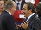 Juan Carlos a Michel Platini 