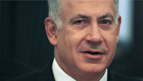 Izraelský premiér a éf strany Likud Benjamin Netanjahu navtívil Washington, kde jednal s Barackem Obamou. (19. kvtna 2009)