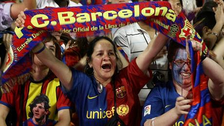 Barcelona: fanouci slaví triumfu v Lize mistr