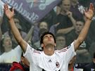 Fiorentina - AC Milán: Kaká oslavuje gól