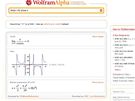 Wolfram Alpha - limita