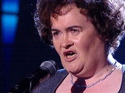 Susan Boyle ve finále talentované soute v Británii