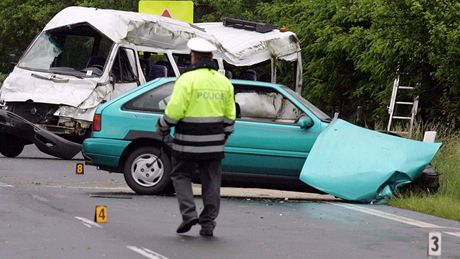 Nehoda v Damicích na Karlovarsku (30.5.2009)