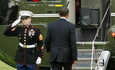 Americk prezident Barack Obama odlt na Blzk vchod (3. ervna 2009)