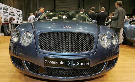 Autosalon v pavilonu P: Bentley Speed 