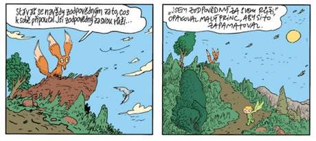 Joann Sfar: Mal princ (ukzka z komiksu)