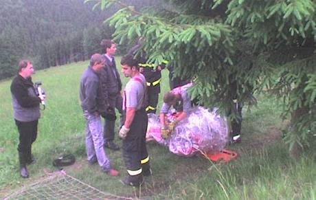 Uitel se v Beskydech zabil pi zorbingu