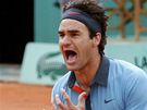 Roger Federer se raduje z triumfu na Roland Garros 2009