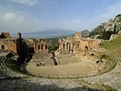 Itálie, Sicílie. ecké divadlo Taormina