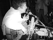 Wolf Biermann, nmeck psnik a bsnk. Koncert v prosinci 1989