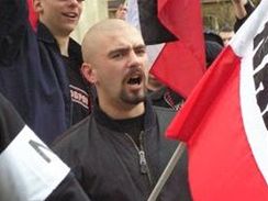Martin Vclavek, svolavatel demonstrace neonacist v Jihlav.