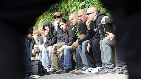 Neonacisté v Jihlav (6. ervna 2009)