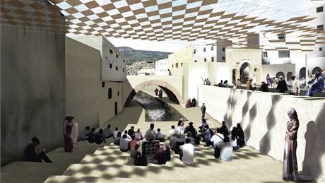 Architekti chtjí ve Fezu v Maroku obnovit manufaktury na zpracování a barvení kí.