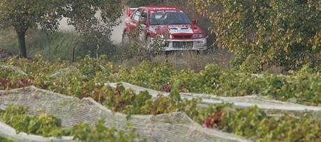 Agrotec Rally v hustopeských vinohradech