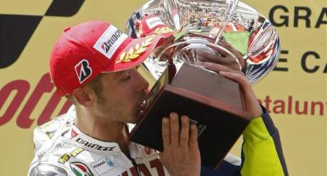 Ve tíd Moto GP slavil triumf Valentino Rossi