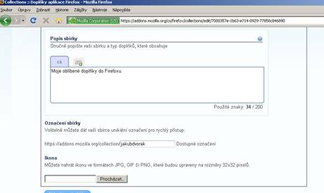 Sbrky doplk ve Firefoxu