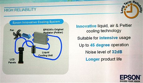 Epson slide cooling