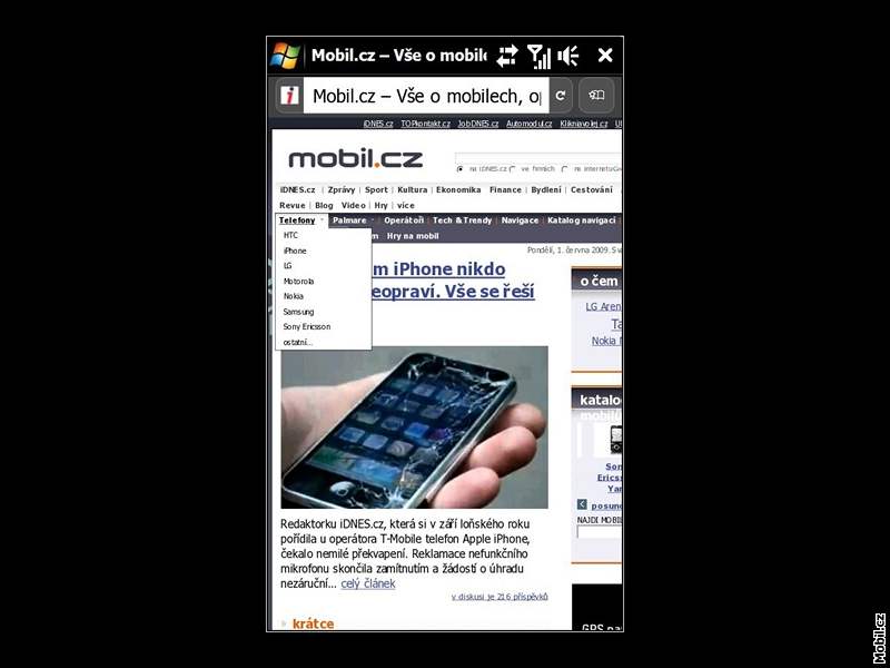 Mobilní Firefox si mohou vyzkoušet majitelé Windows Mobile zařízení.