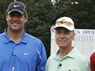 Golf celebrit - (zleva) Michael Jordan, Ben Roethlisberger,Larry Giebelhausen, Justin Timberlake. 