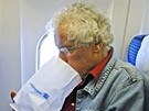 Nevolnost na palub letadla - ilustran foto