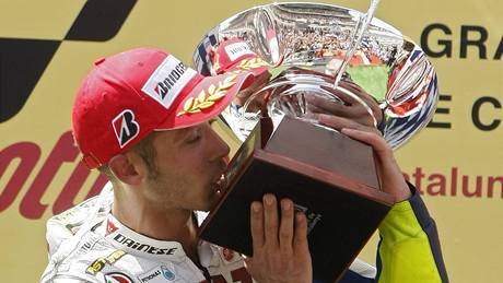 Ve tíd Moto GP slavil triumf Valentino Rossi