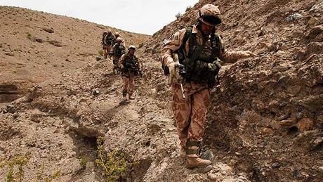 etí vojáci v afghánské provincii Lógar