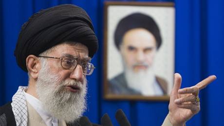 Íránský nejvyšší duchovní Alí Chameneí