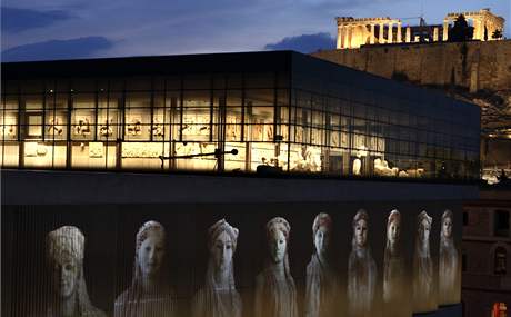 Nov muzeum Akropole v Atnch. (21. ervna 2009)