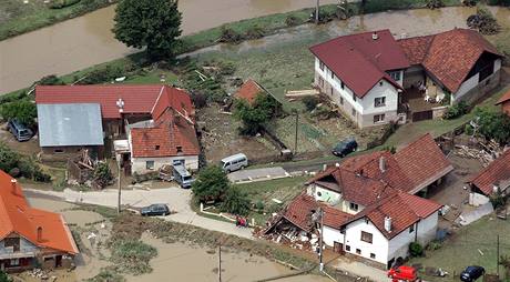 V Olomouckém kraji je ohroeno piblin 20 kilometr silnic. Ilustraní foto.
