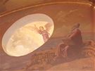 Zdobený strop v pravoslavném kostele - Al Quseir