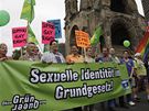 Demonstrace homosexuál v Berlín