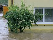 Rozbouen Blanice zaplavila nkolik obc na jihu ech.