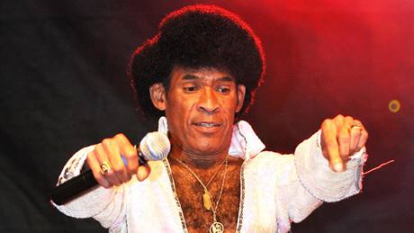 Bobby Farrell na vystoupení legendární skupina Boney M v Beclavi (20. 6. 2009)