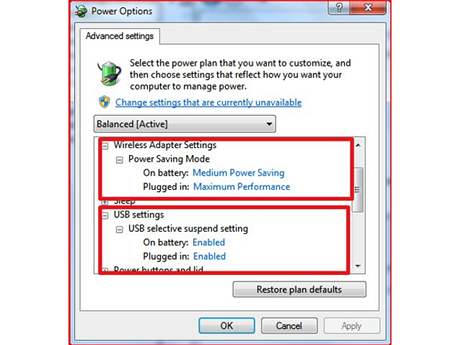 Windows 7 Power saving